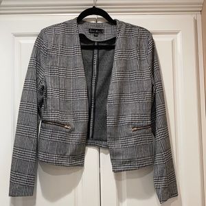 Love Tree L black & white houndstooth blazer